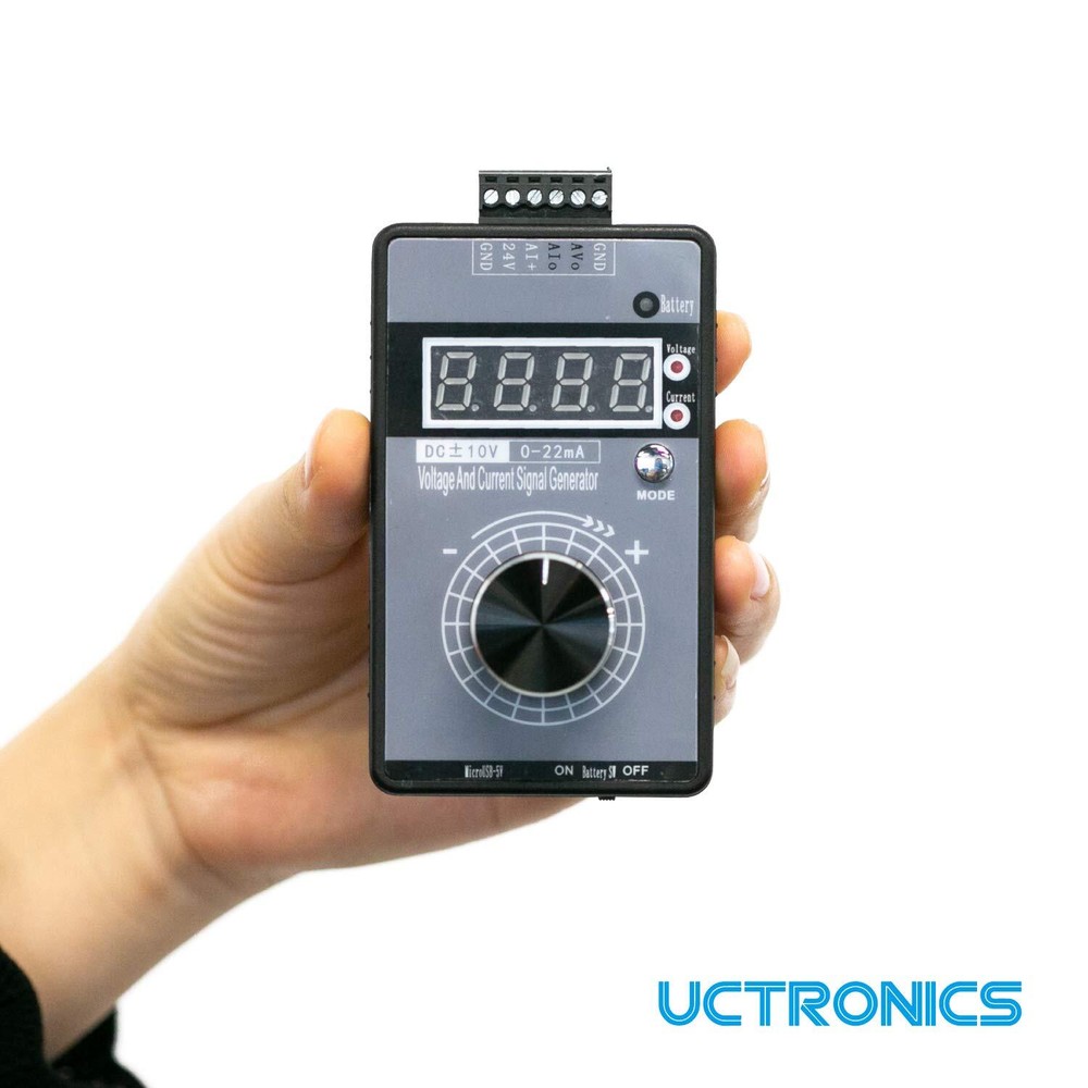 DC ±10V 0/4-20mA Current Voltage Signal Generator USB Power Supply Interface ...