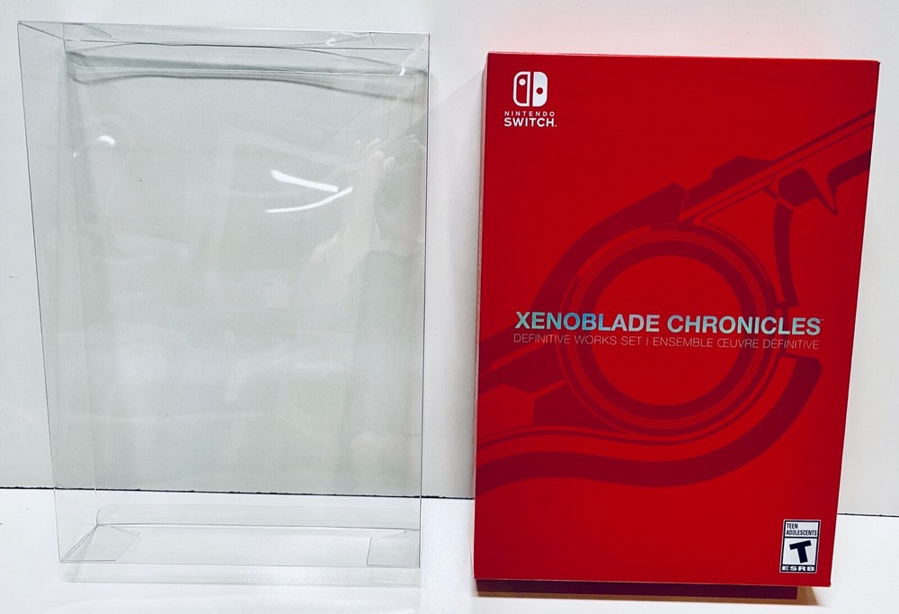 1 Box Protector XENOBLADE DEFINITIVE Special Edition Nintendo Switch Clear Case