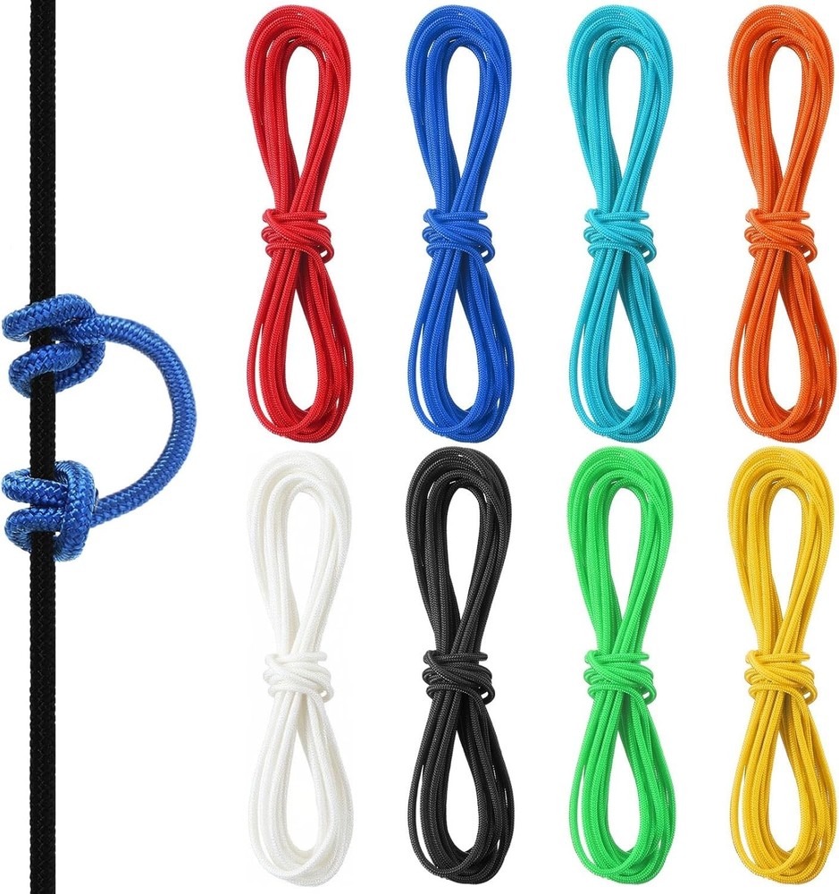 Archery D Loop Ropes Set of 8 for Compound Bow String and Release Knots
