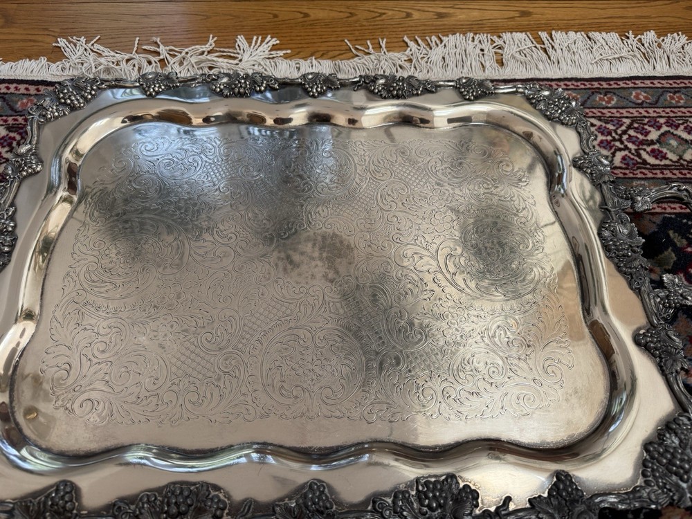 Birmingham 5 piece Tea set Silver on copper
