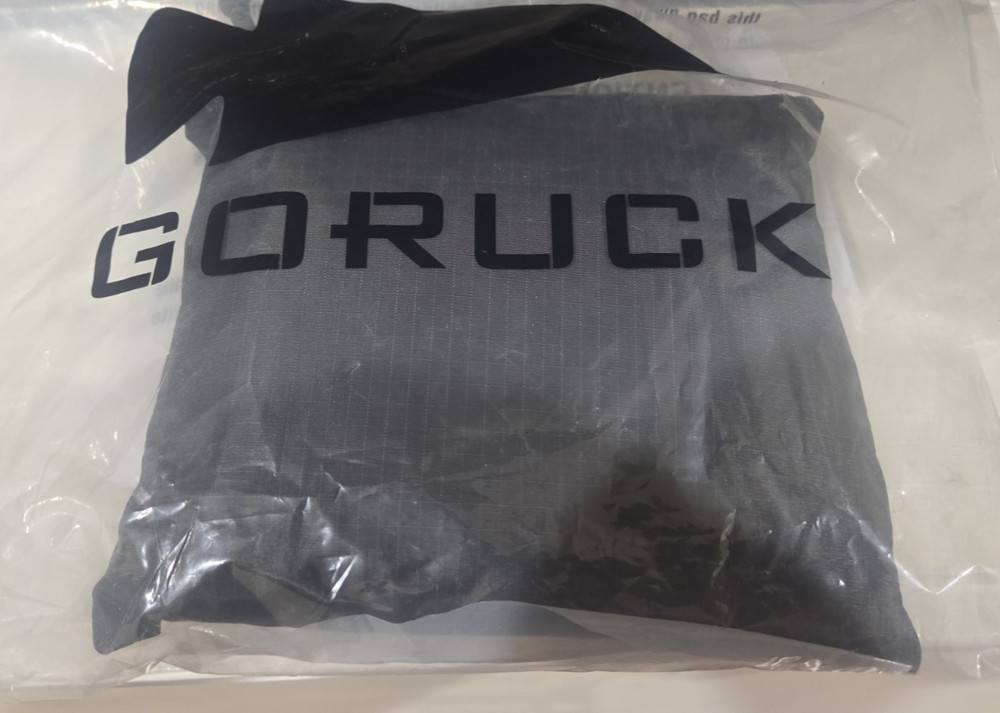 Goruck Packable Bullet Ruck - Ripstop Robic - GRAY - Patch Incl. Free Shipping