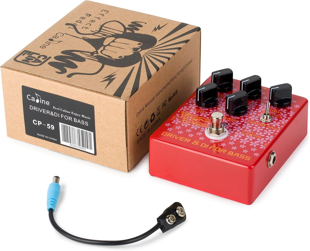CP-59 Driver Bass Effect Pedal with Bass Amp DI Function