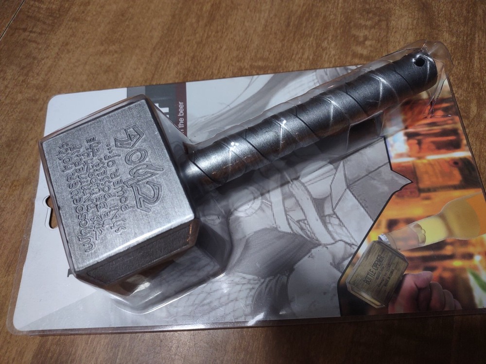Mighty Hammer Bottle Opener Mjölnir - Silver