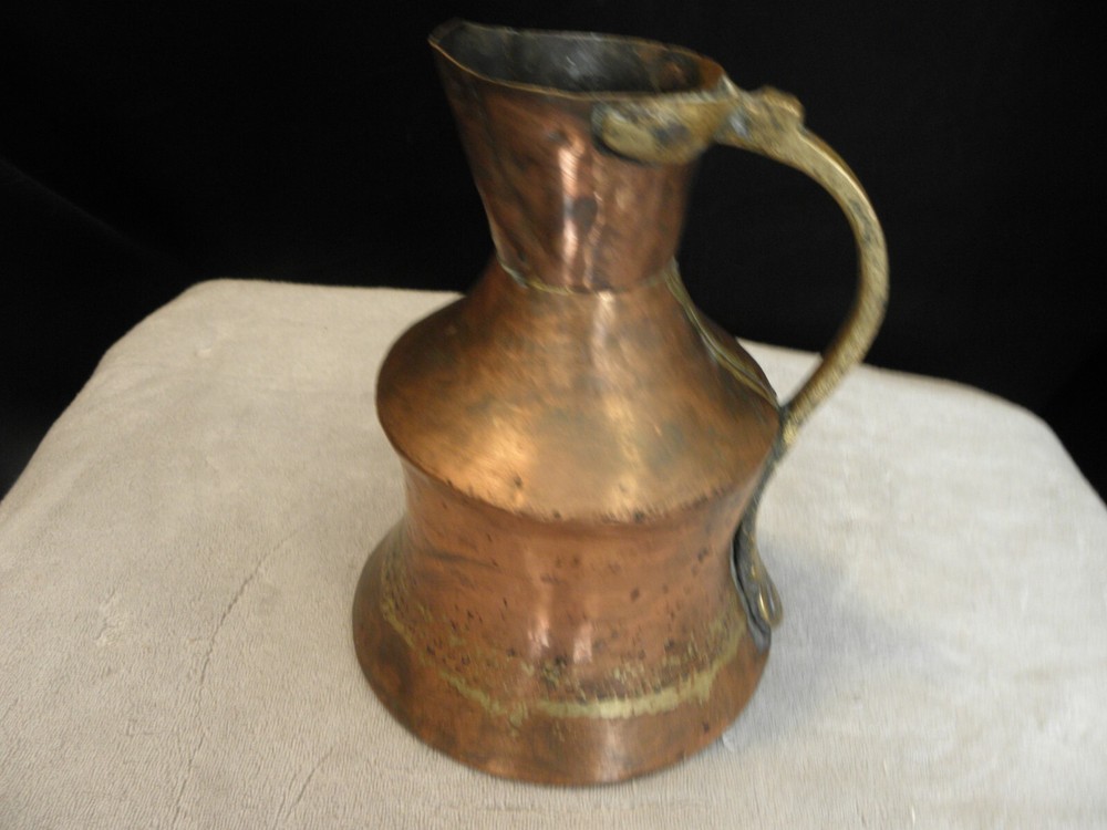 Vintage or antique copper jug