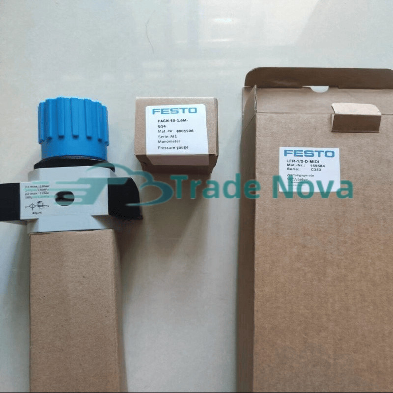 1PC Original FESTO LFR-1/2-D-5M-MIDI-A 162730 Pressure reducing valve