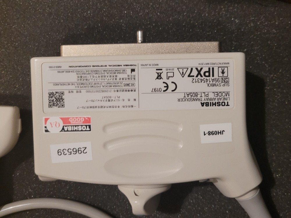 Toshiba PLT-805AT Linear Array Ultrasound Transducer Probe