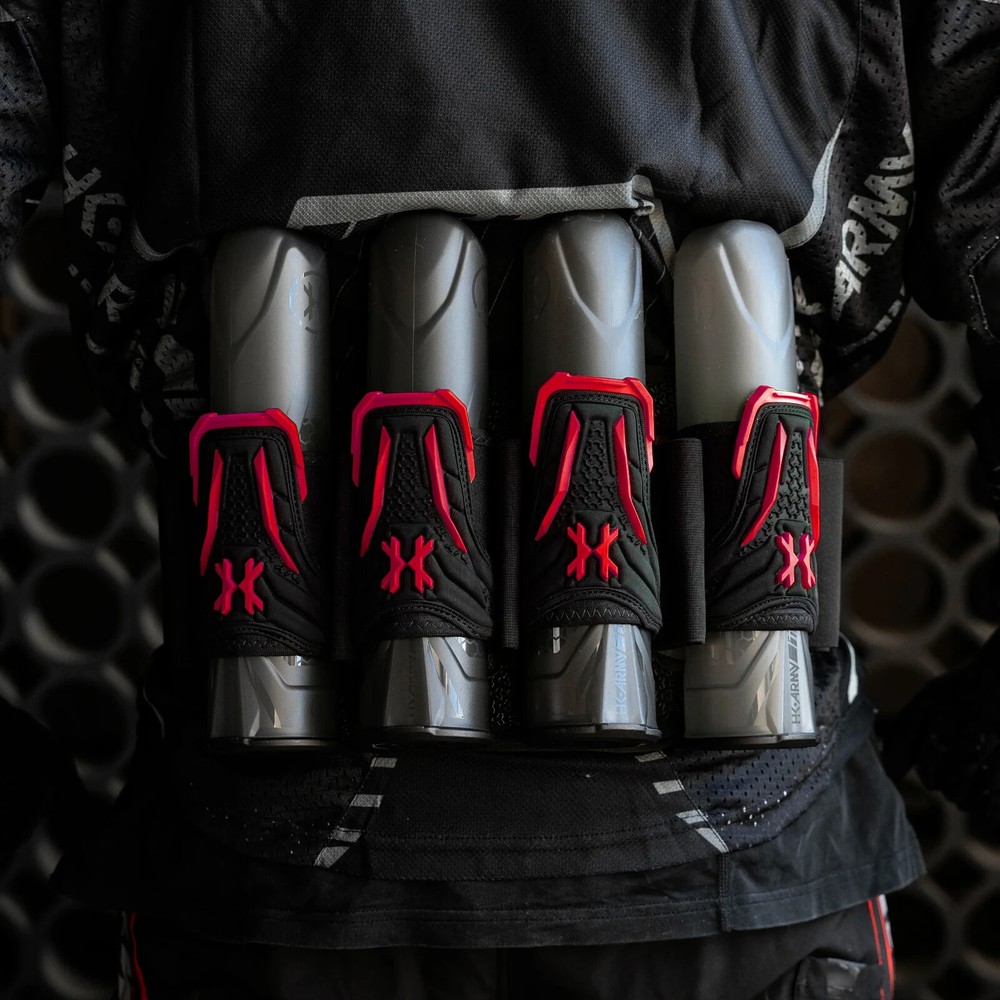 HK ARMY ZERO G LITE PAINTBALL HARNESS 4+3 - RED