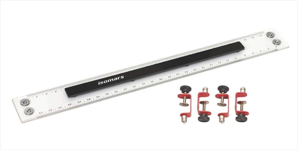 Parallel Bar with Metal Clamps Drafting Set