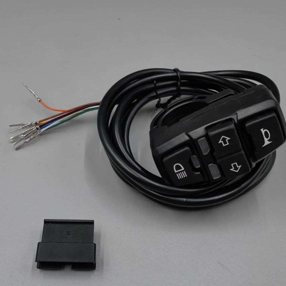 Motorcycle Scooter Handlebar Headlight Indicator Turn Signal Light Horn Switch