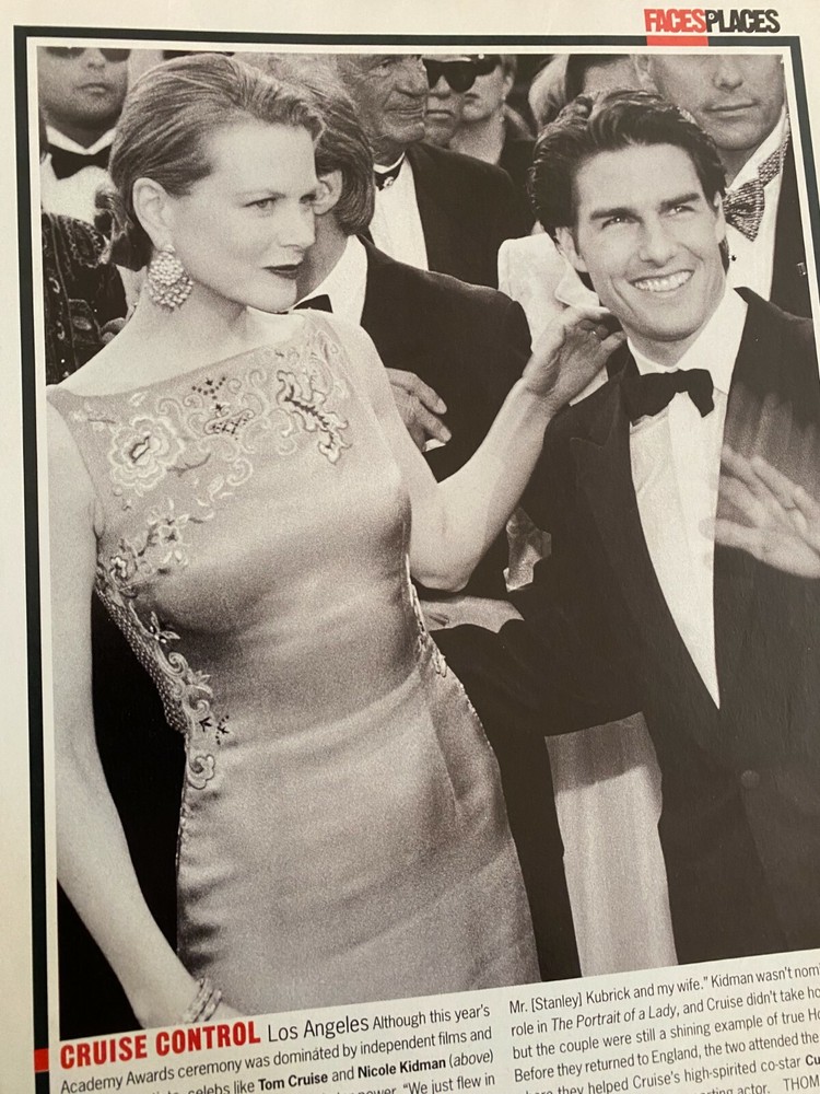 Tom Cruise, Nicole Kidman, Full Page Pinup