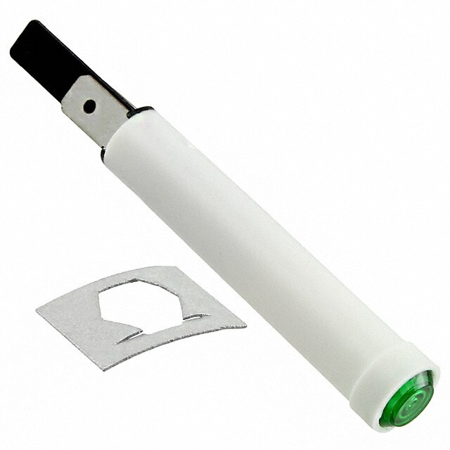 Neon Panel Indicator Green Voltage: 105V~ 125V   Mfg. P/N: 2112QA5