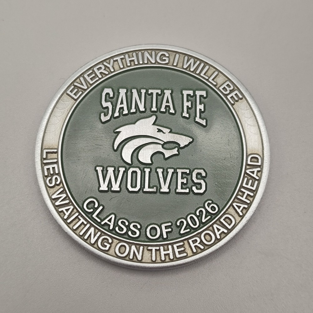 Santa Fe Wolves Class of 2026 Challenge Coin