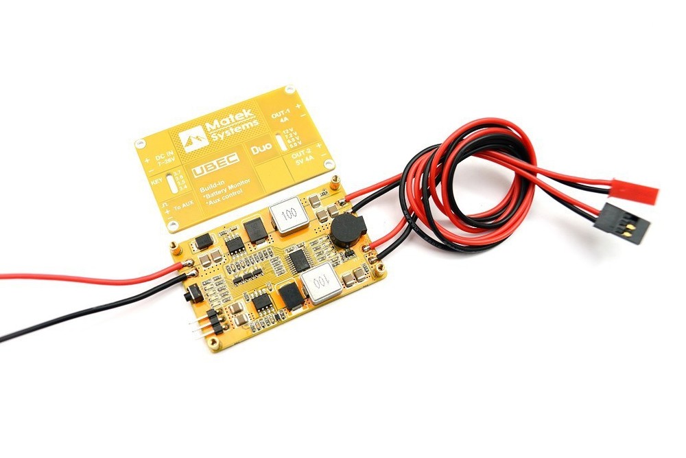 Multi-axis/FPV/Graphics Dual BEC 4A+4A With Remote Switch ubec