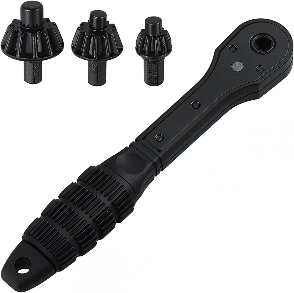 2-In-1 Ratchet Drill Chuck Key Wrench – Universal Chuck Key Replacement Tool for