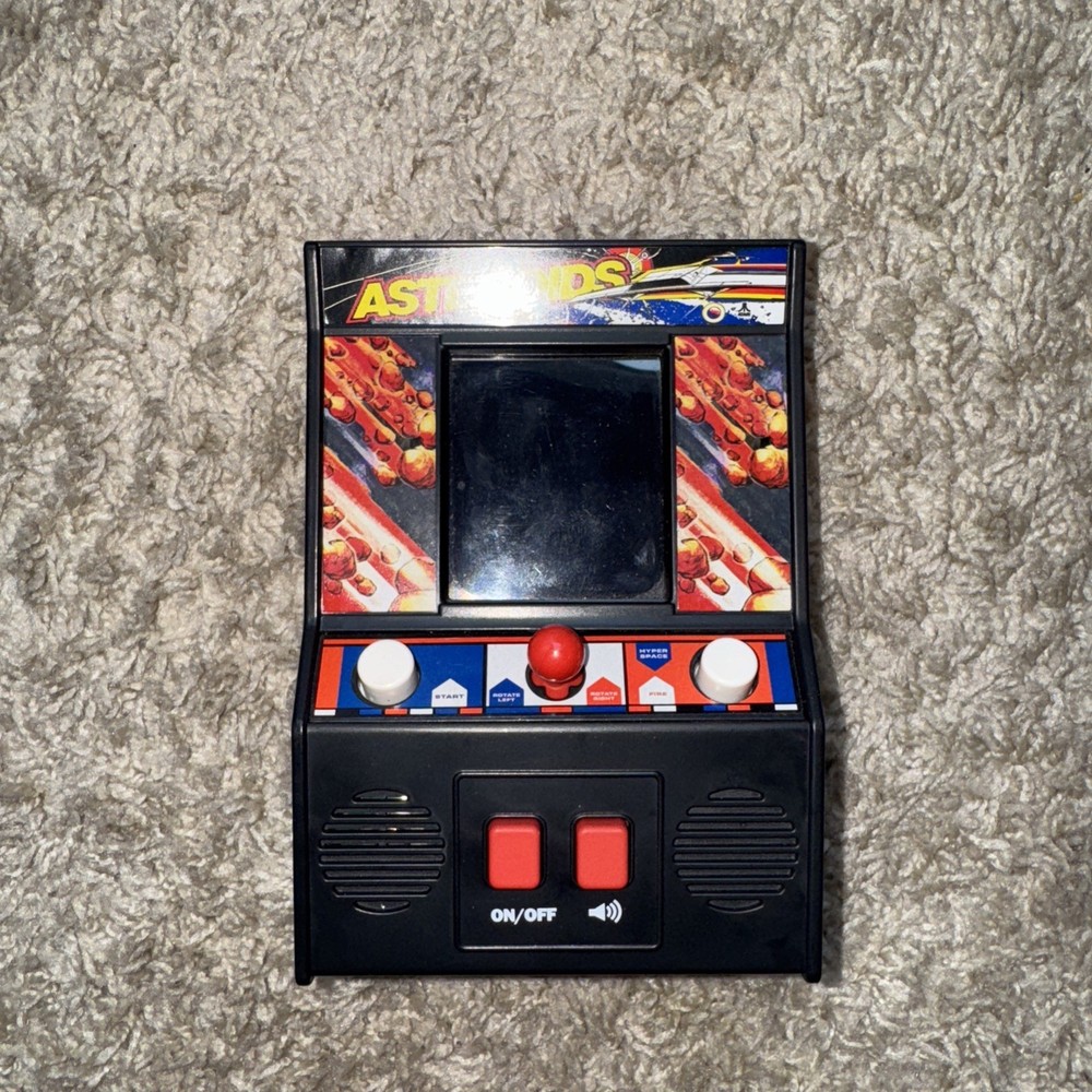 Atari Interactive Asteroids 1979 Mini Arcade Electronic Handheld Game Works