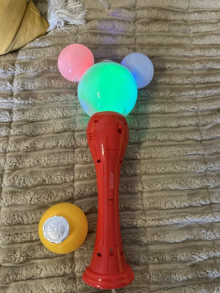 Light Up Bubble Wand With Bubble Ball Mickey Mouse Disney Parks