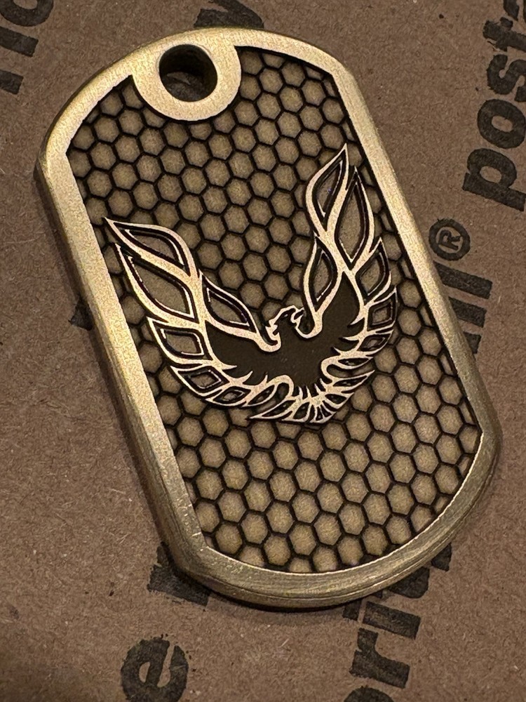 Bandit Custom Solid Brass Keychain 2 Sided