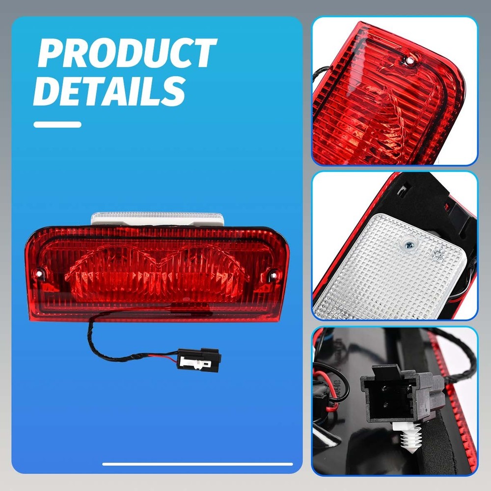 For Ford E150 250 350 1992-2022 3RD Third Brake Light Lamp Assembly 923-290
