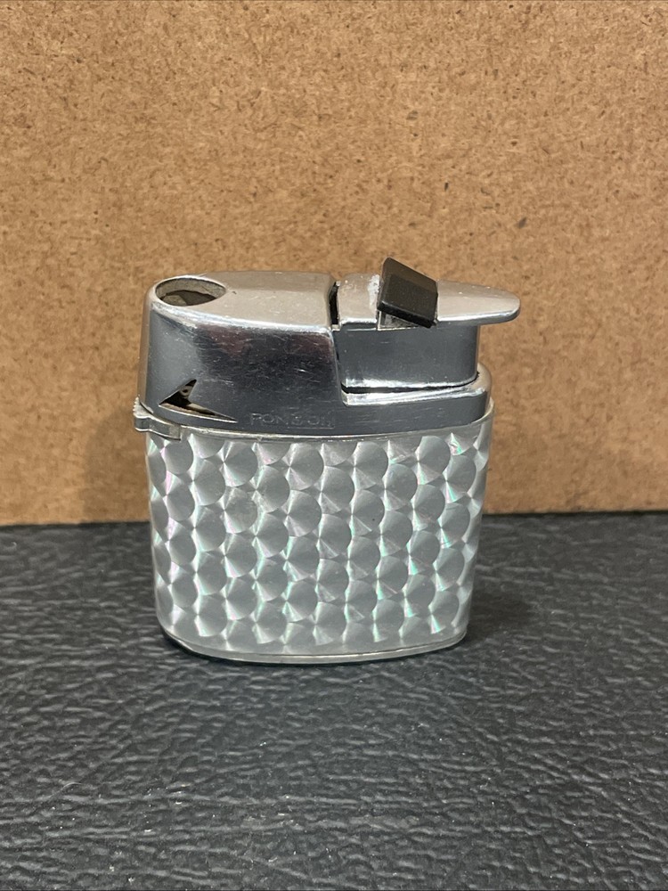 Vintage Ronson Butane Lighter Removable Flint