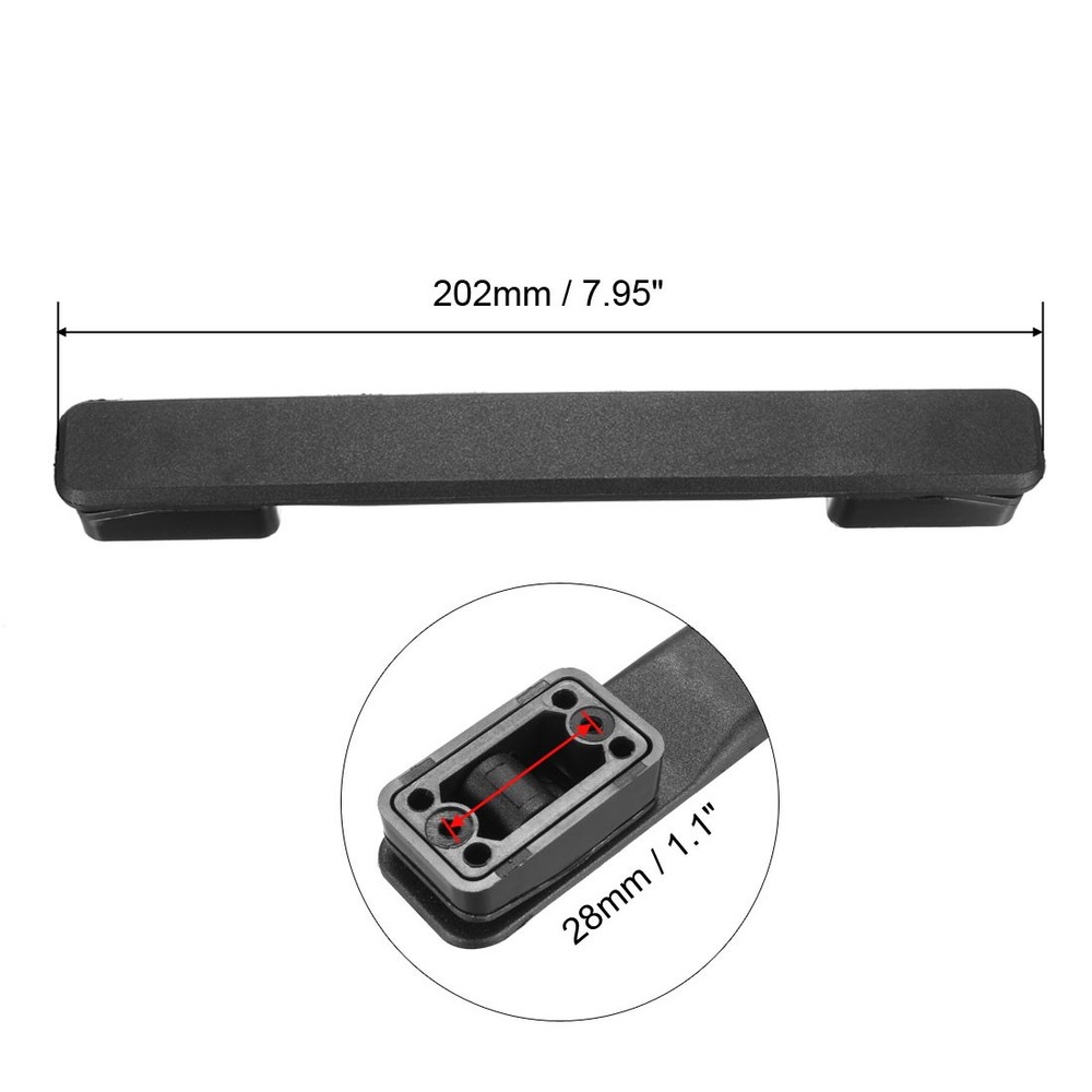 2Pack Luggage Handle 202mm Length Strap Grip Replacement for Suitcase Case Black