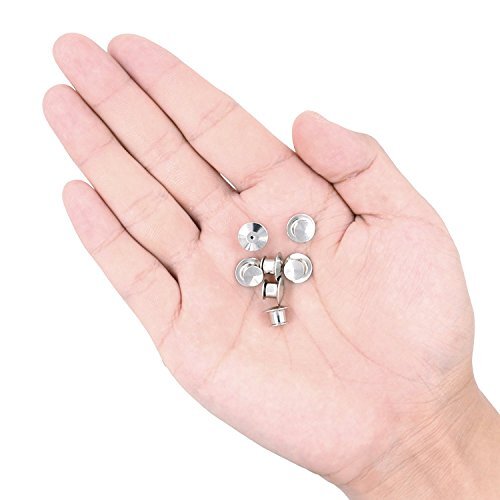 40 Pieces Pin Backs Locking Pin Keepers Locking Clasp with Storage Case Metal