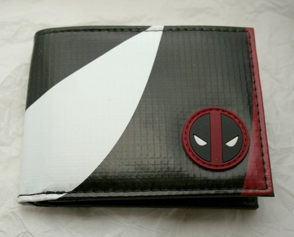 Marvel Comics Deadpool Parachute Cloth logo Wallet NEW NOS Tags Billfold