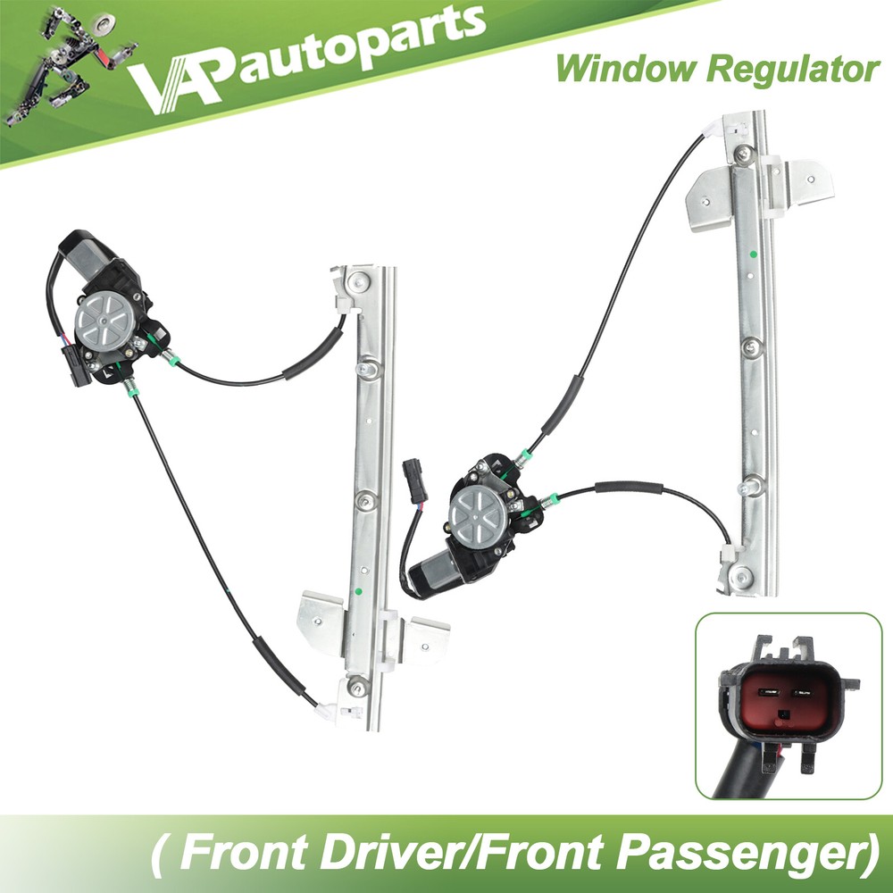 For Dodge Ram 1500 2500 3500 Van Power Window Regulator Front Left Right w/Motor