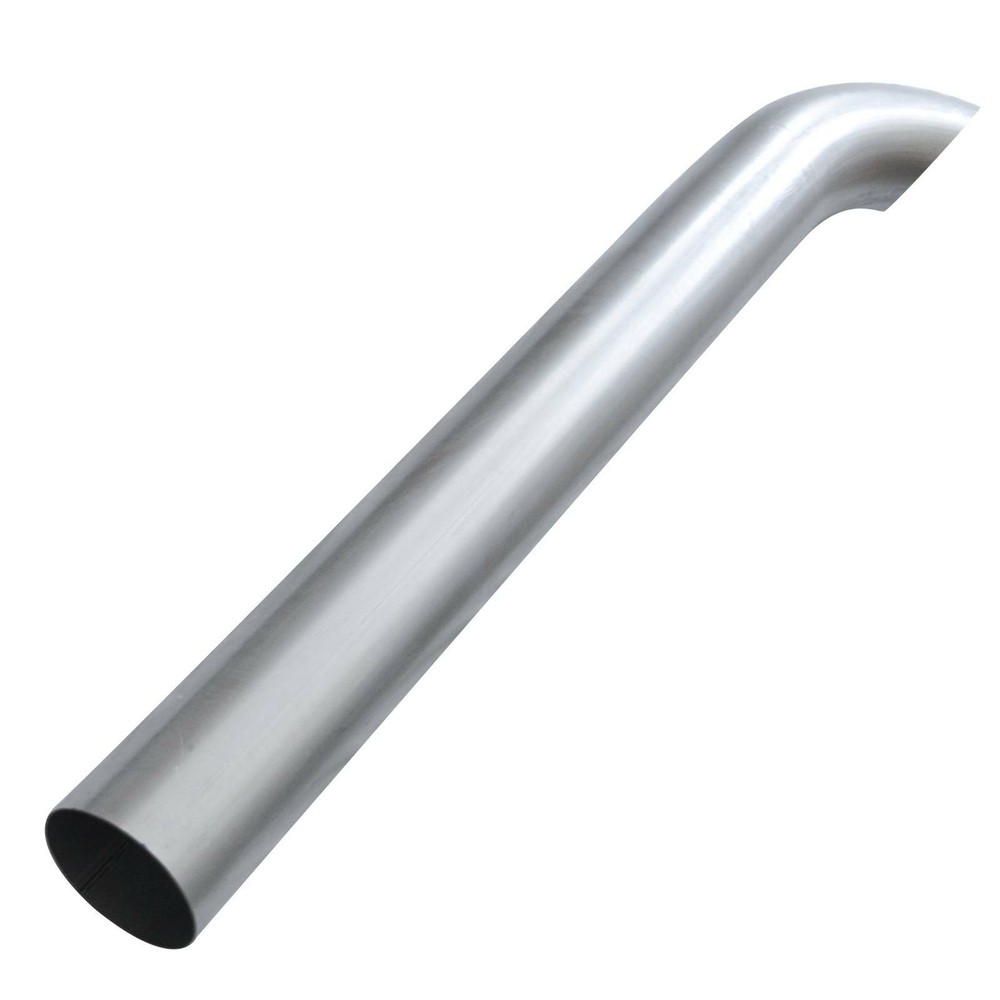 5"OD x 48" Length Pipe Aluminized 5 Inch Curved Exhaust Stack Pipe Universal
