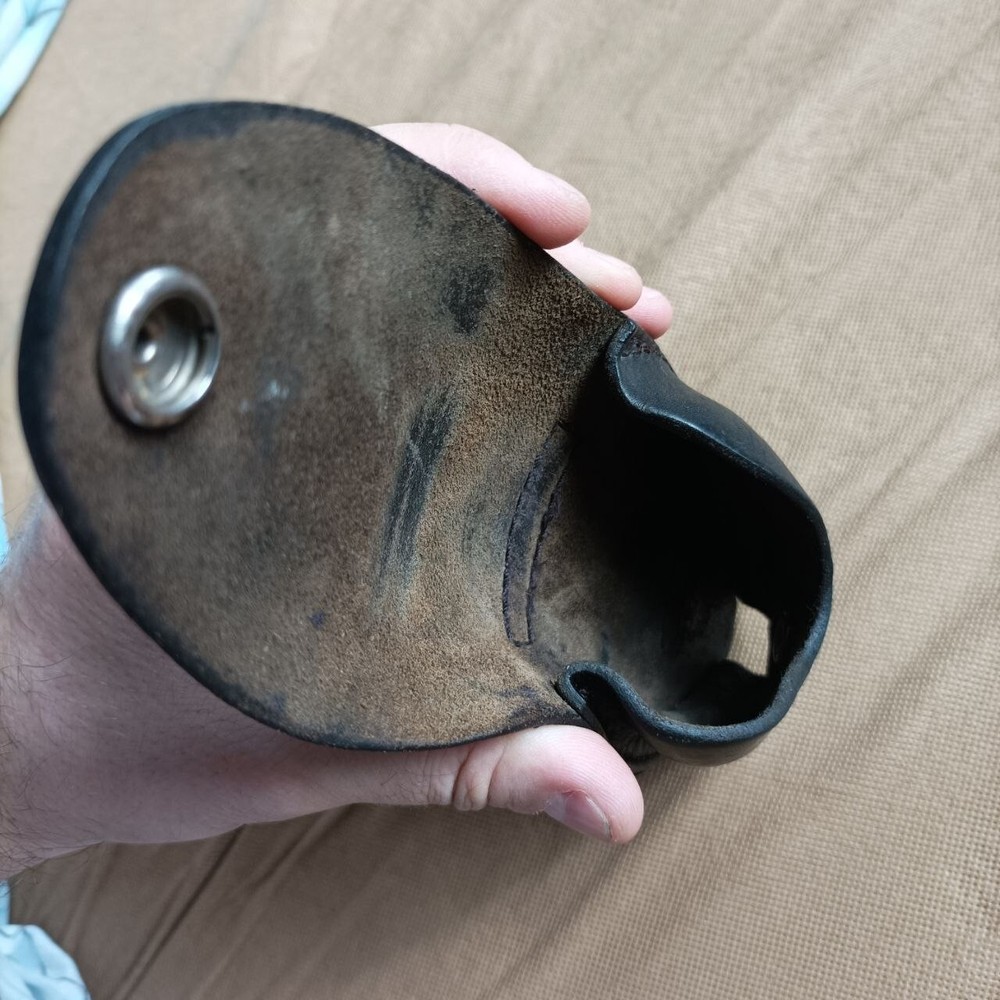 Vintage USSR leather Case for handcuffs