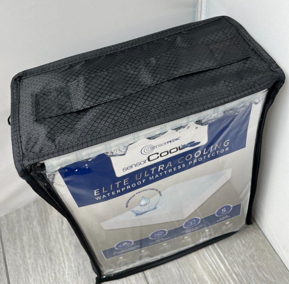 SensorPEDIC SensorCOOL Elite Ultra Cooling Waterproof Mattress Protector, Twin