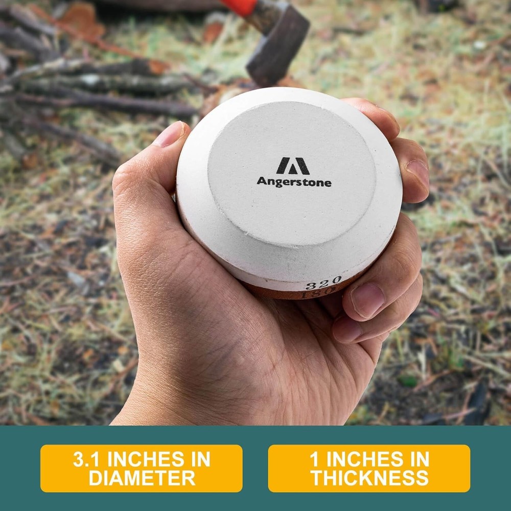 Axe Sharpener - Multipurpose Axe/Hatchet Sharpening Stone Whetstone Blade & Tool
