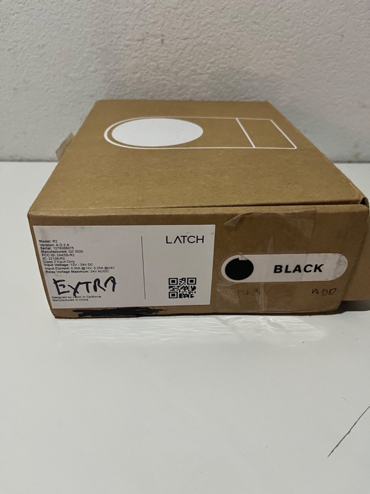 Latch R Series Model R2 Reader Black new in the Open Box