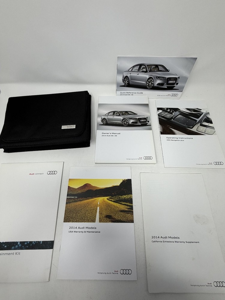 2014 Audi A6/S6 Owners Manual OEM Set