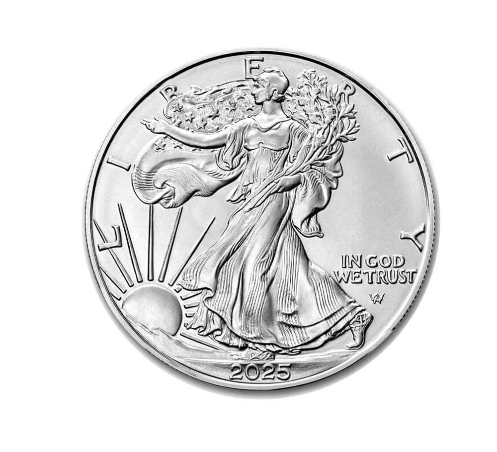 2025 $1 American Silver Eagle Brilliant Uncirculated ASE