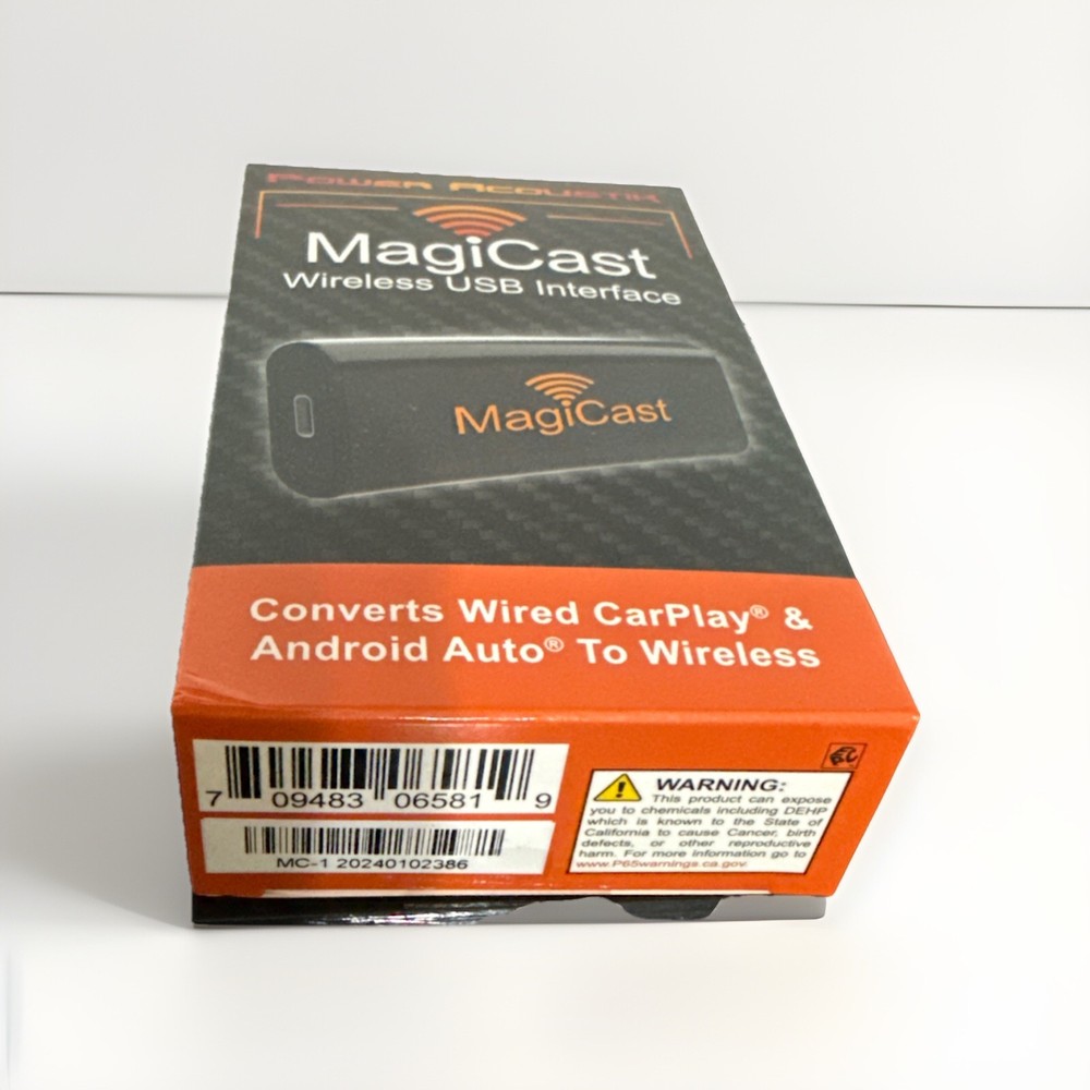 Magi Cast Power Acustik Wireless USB Interface-Car play & Android Auto ￼
