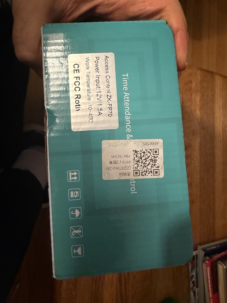 Time Attendance & Access Control ZK-FP70