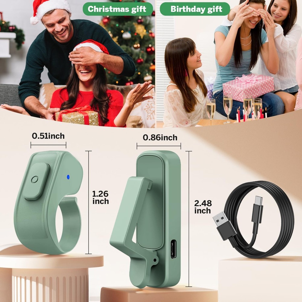 Remote Page Turner For Kindle Ring Hands-Free Reading E-Reader Tablet & Phone