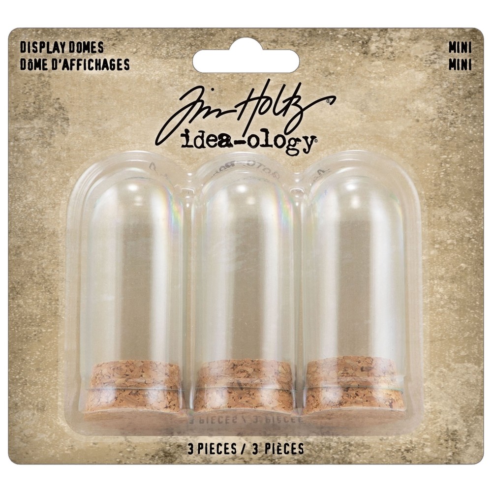 Tim Holtz Idea-Ology Display Domes Mini- - 2 Pack