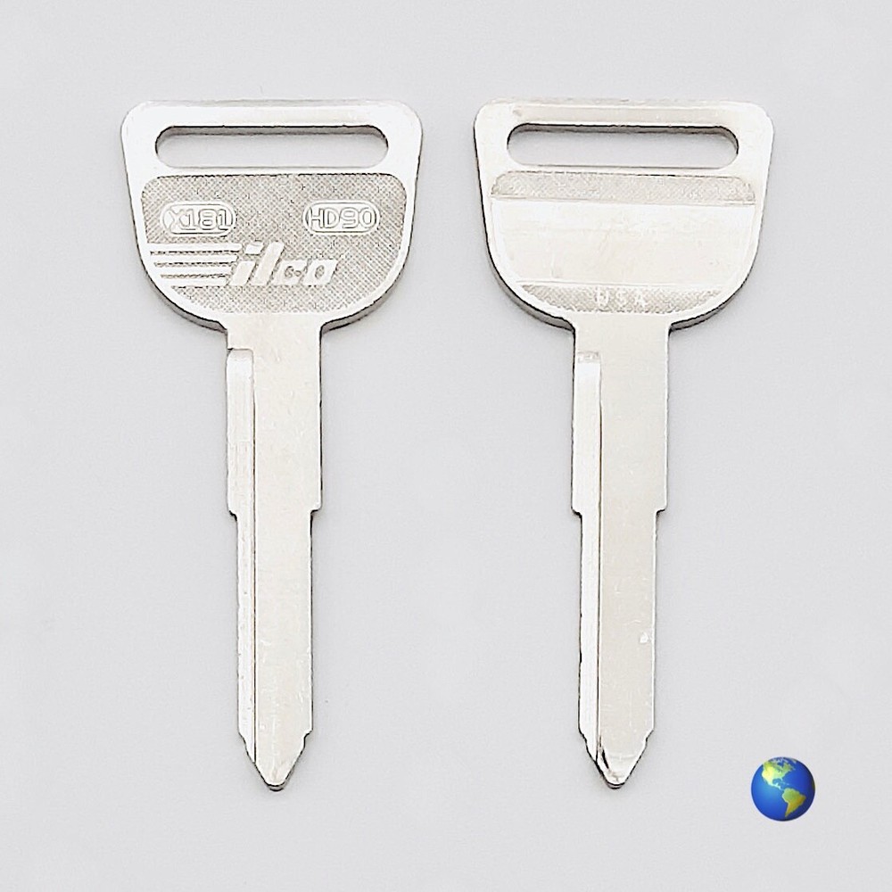 HD90 Key Blanks for Various Models by Honda (3 Keys)