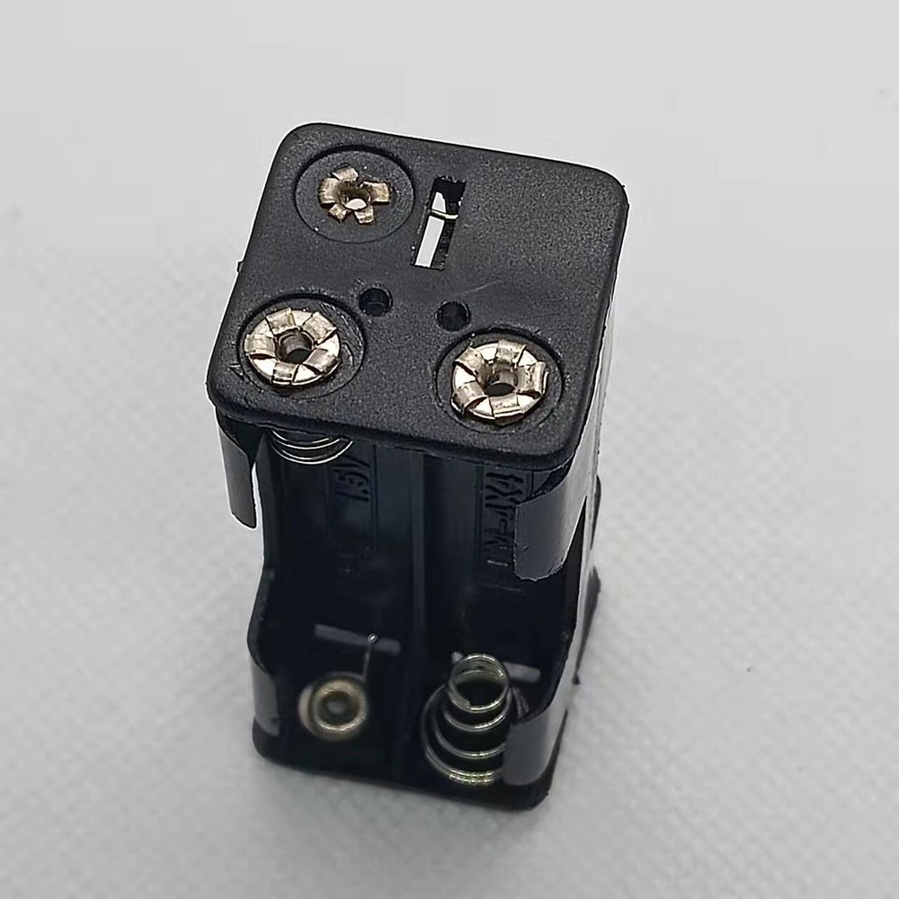 1pcs4 sections No.7 back pack 6V garbage can battery box with contac