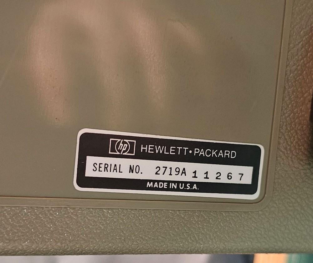 1990s HP 3488A HP-IB Programmable Switch/Control Unit - Passes Self Test