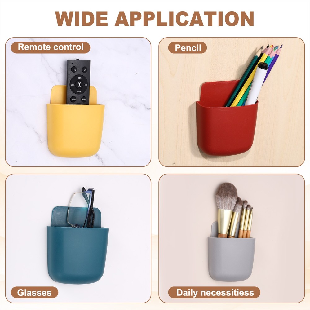 4pcs wall remote control door, phone sticker, blue