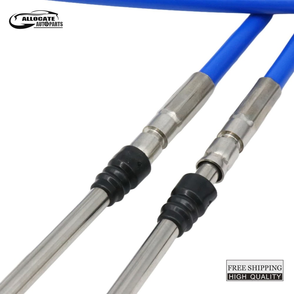 33C 2PCS 20FT For Yamaha Boat Control LeverThrottle Control Cable Universal