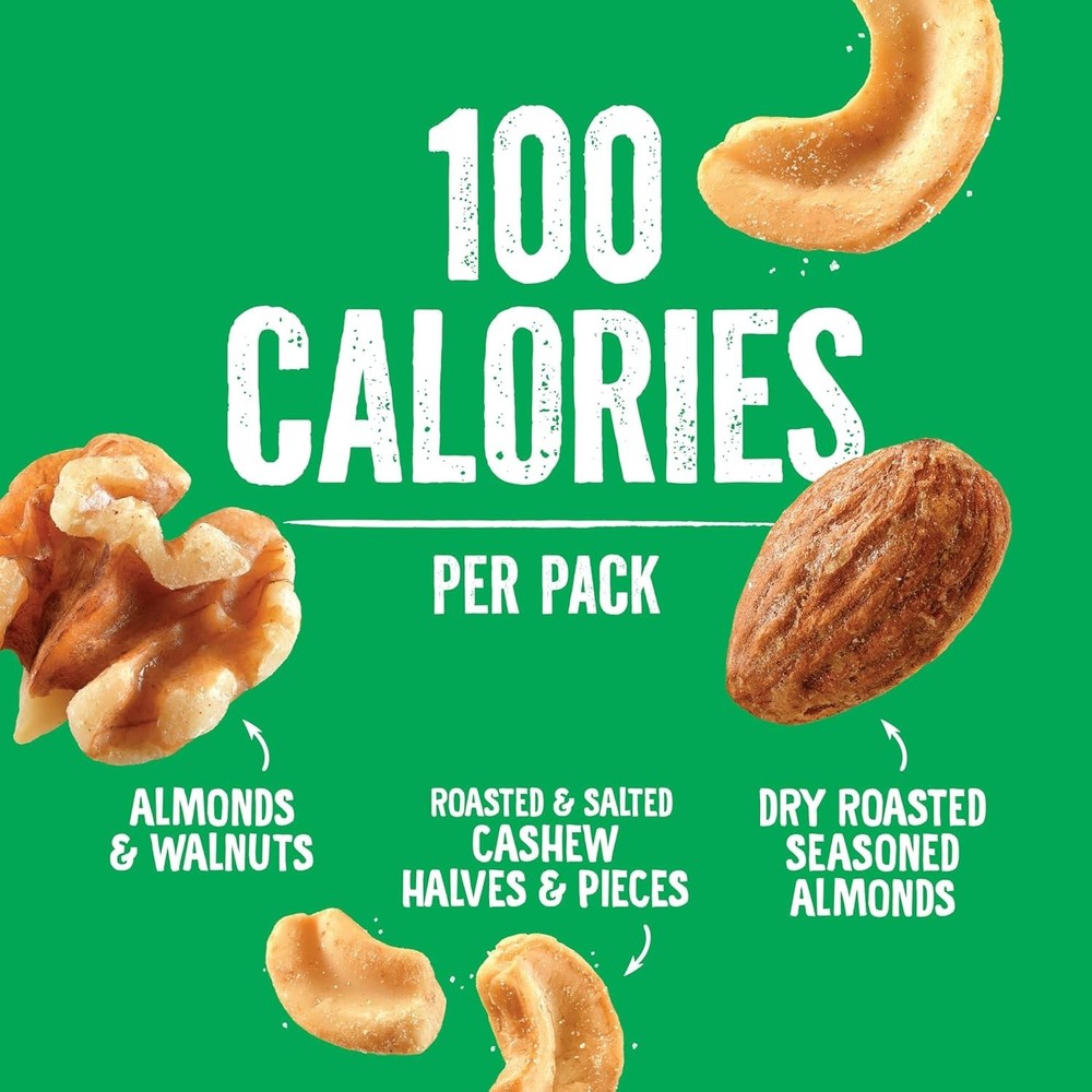 Emerald Nuts Mixed Nuts Variety Pack 18ct (1-Pack) , 100-Calorie Individual Pack
