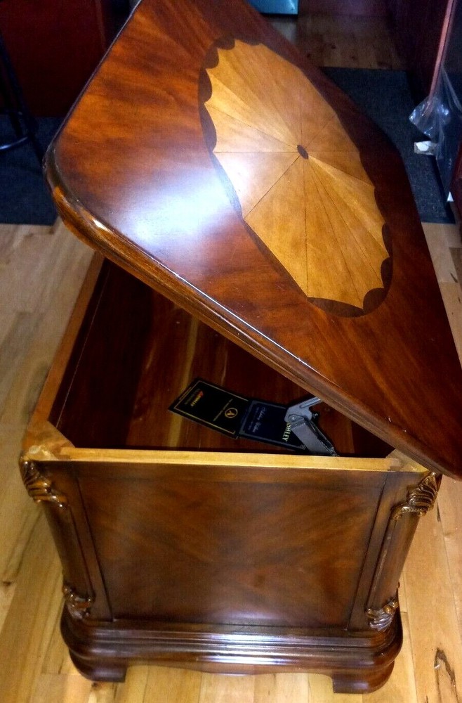 Ashley Furniture Cedar Cherry Inlay Chest Nice!