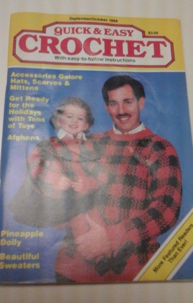 VINTAGE QUICK AND EASY CROCHET SEP/OCT 1988