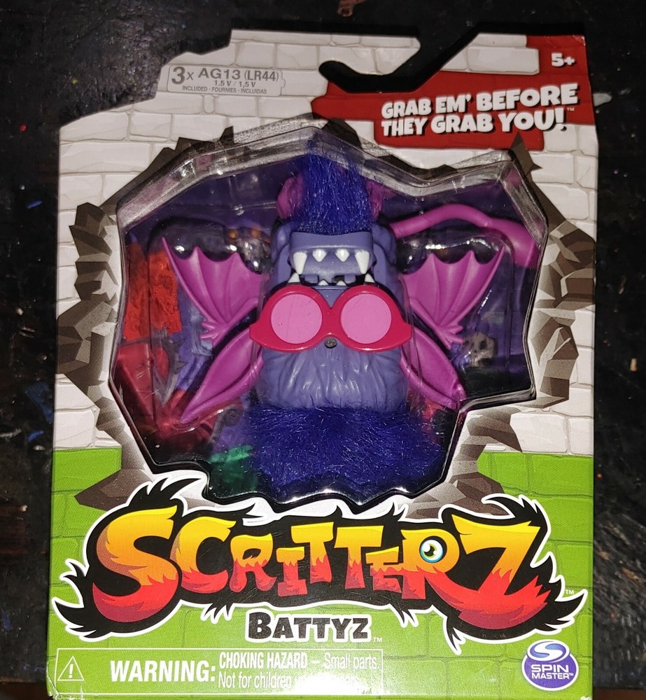 Spin Master Scritterz Battyz Interactive Purple Creature Toy
