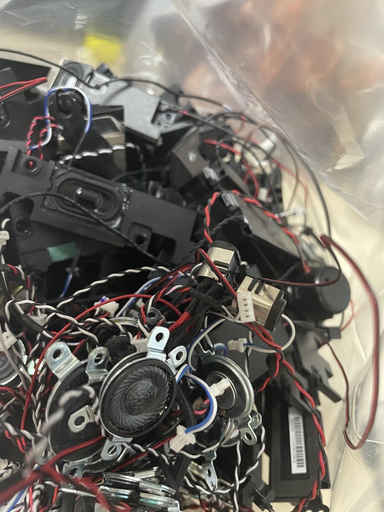 Large Lot of Computer and Small Electronics Speakers - Pulled from eScrap 5 lbs
