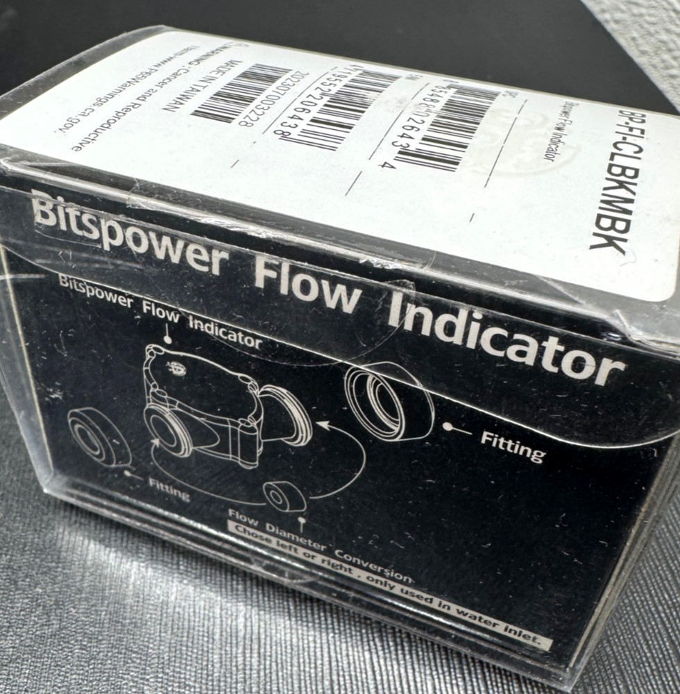 Bitspower Flow Indicator | Black | BP-FI-CLBKMBK