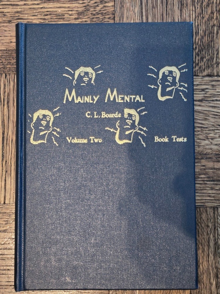 Mainly Mental Volume Two: Book Tests by C.L. Board